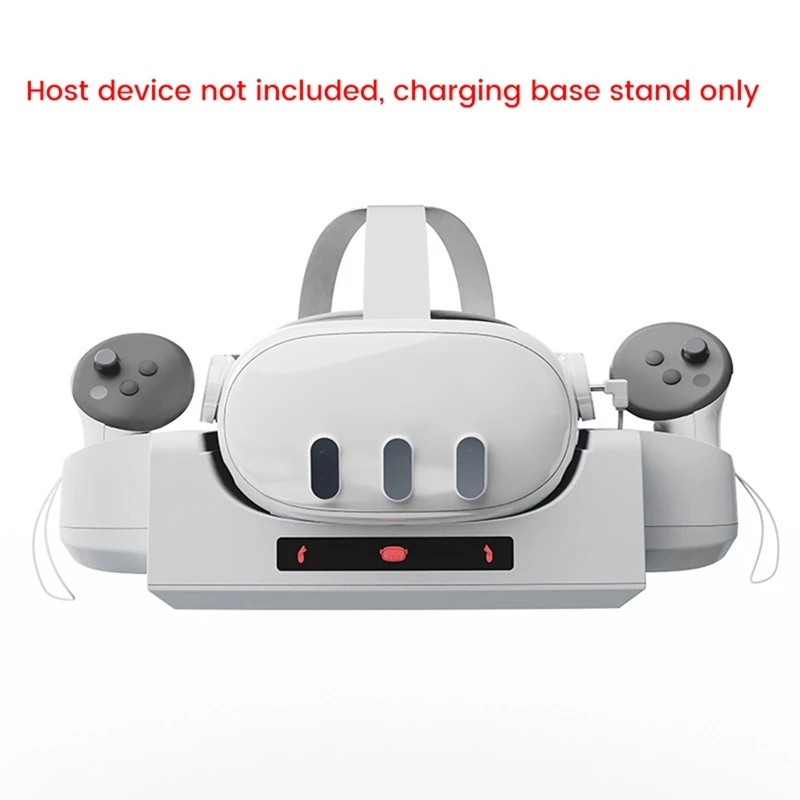 HOT-Charging Station For Meta Quest 3 Charging Dock Display Stand For Oculus Quest 3 VR Headset And Touch Controllers