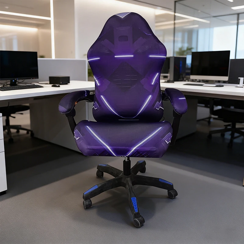 

Universal Gaming Chair Cover Punk Style Stretch Armchair Seat Protective Coverhome Office Internet Bar Computer Chair Cover
