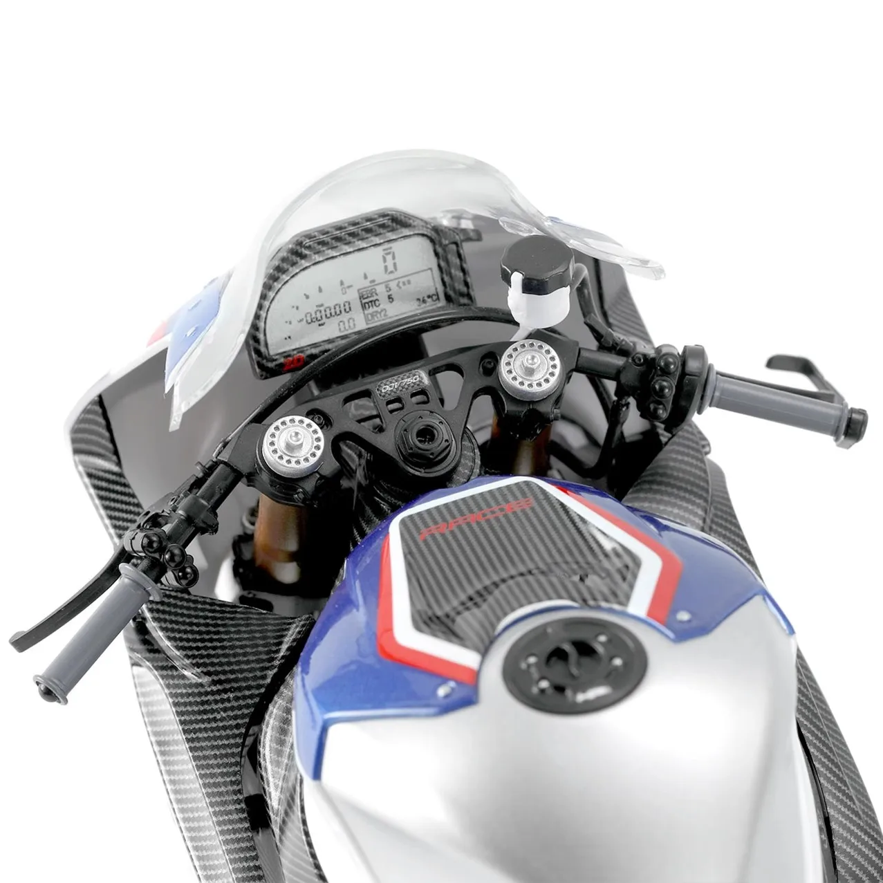 1/9 meng bmw hp4 corrida motocicleta figura de ação Mt-004s pré colorido montar figura modelo colecionável crianças presente aniversário