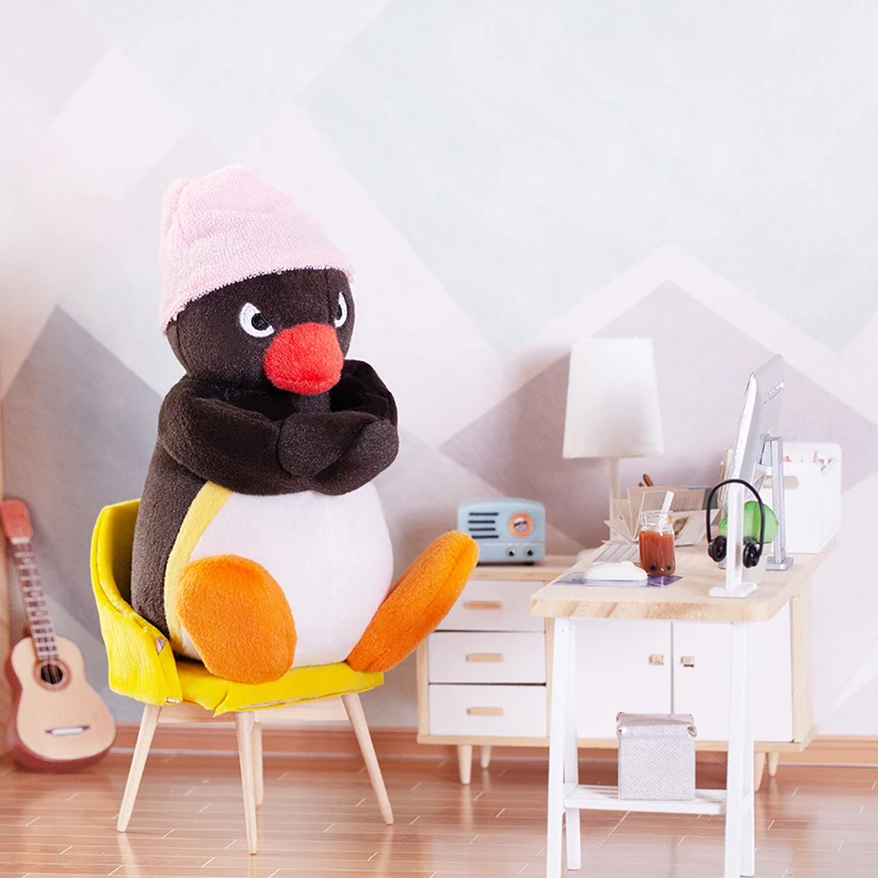 

Pingu ежедневная серия аниме экшн-фигурка Угадай сумку женский декор настольные куклы модель подарок для девушек