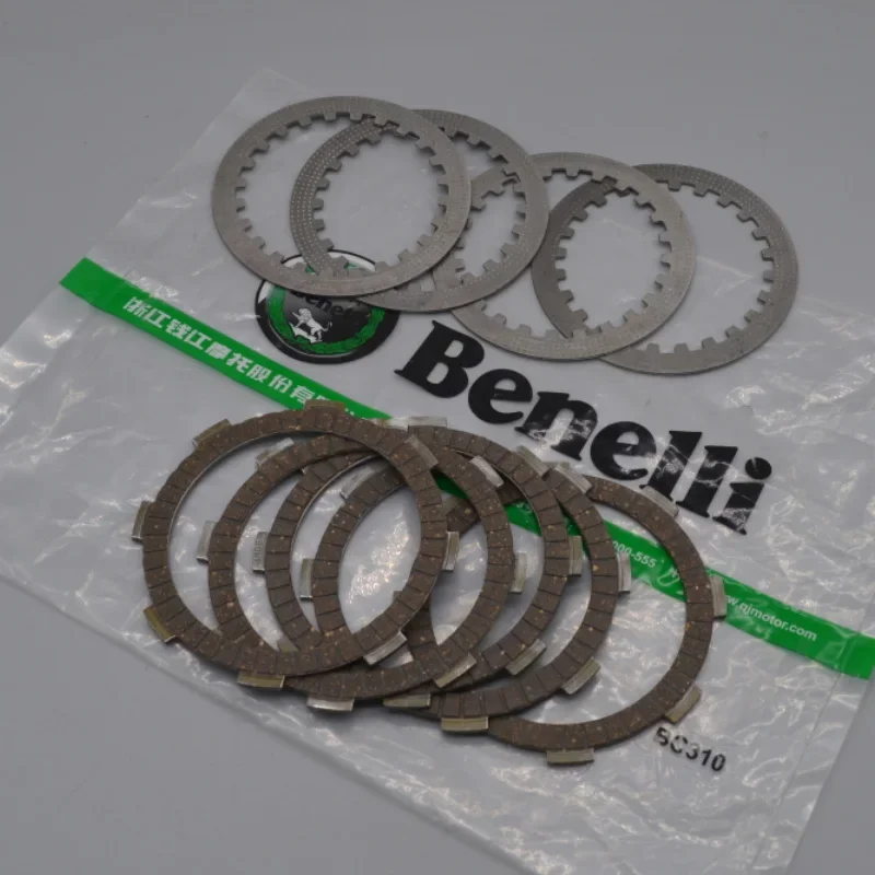 Placa de embrague de motocicleta, papel de acero para BENELLI TNT125 TNT135 Tornado Naked T 125 / TNT 125 135