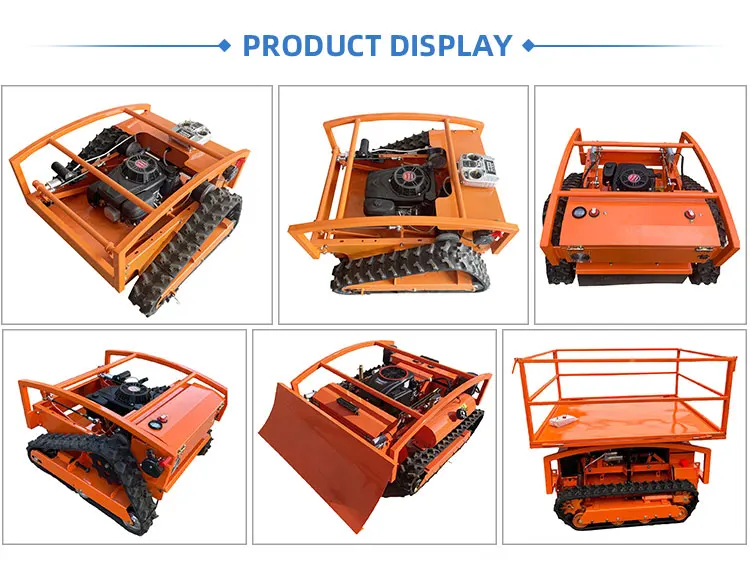 Pasokan Pabrik Mesin Pemotong Rumput Perayap Remote Control Kecil Mesin Pemotong Rumput Mini Mesin Bensin untuk Dijual