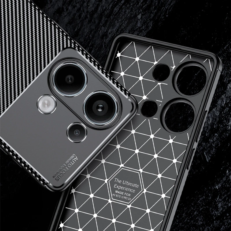 Para Redmi Note 13 4G funda Redmi Note 13 Capas a prueba de golpes teléfono armadura trasera parachoques TPU Fundas Xiaomi Redmi Note 13 Pro Plus