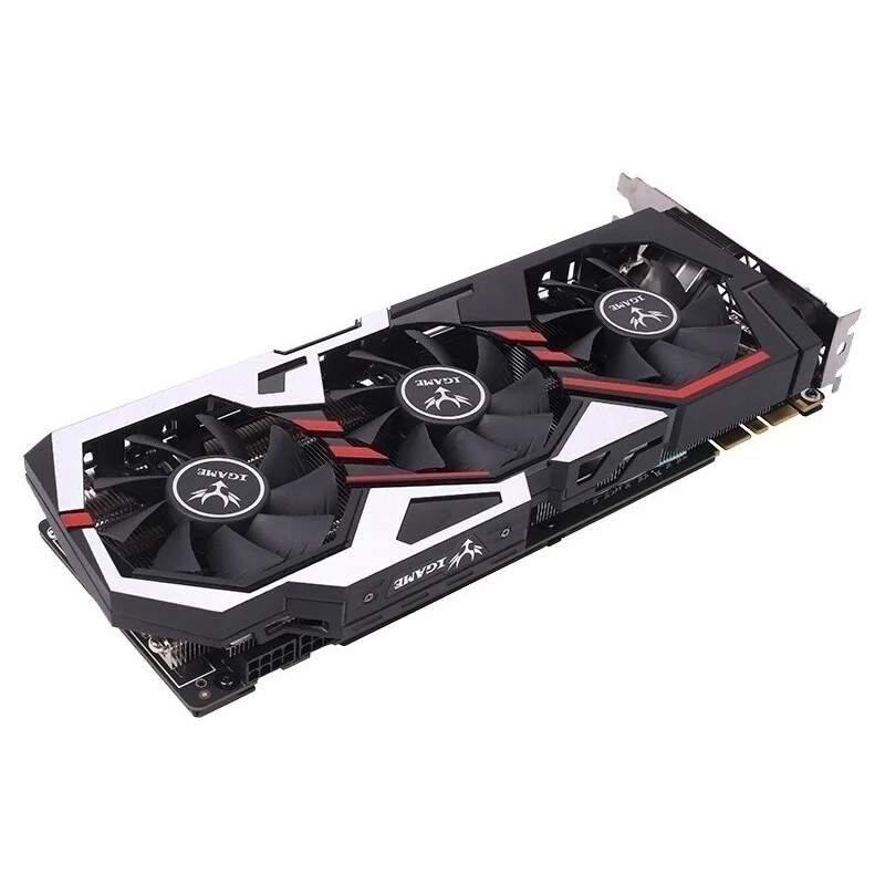 95%new For COLORFUL GeForce GTX1070Ti 8G Graphics card DDR5 HDMI+DP+DVI 8+8PIN Tested