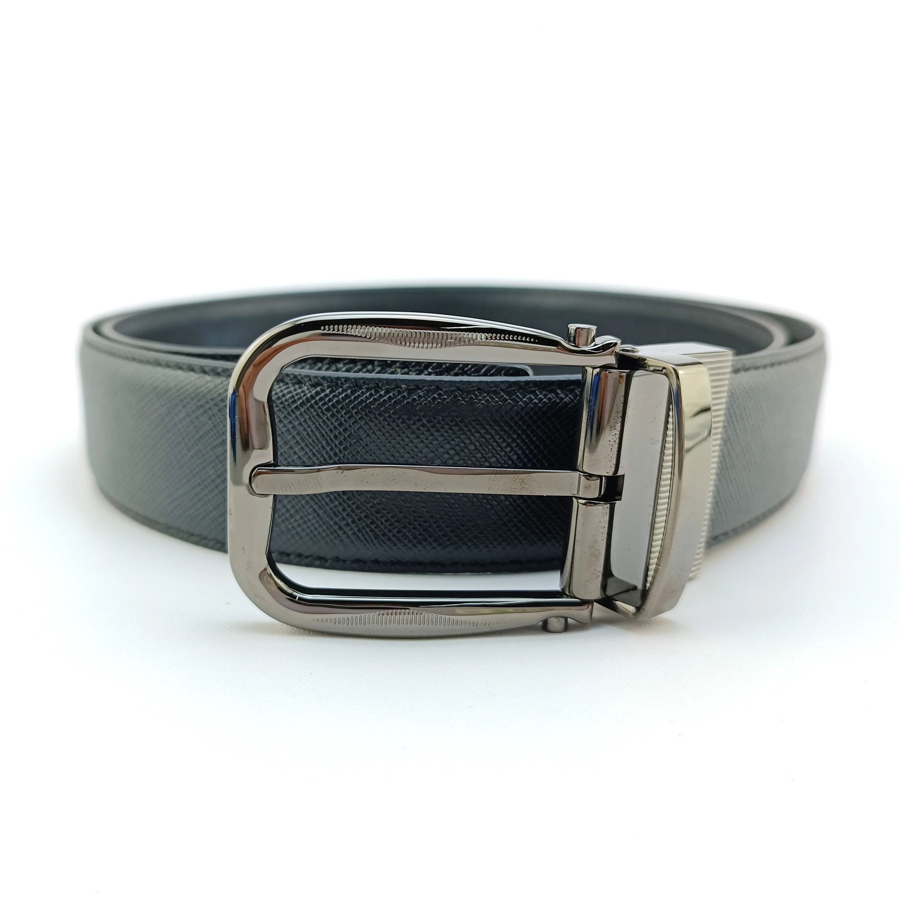 NFC is used to replace headless belt, men's leather, buckle free, double-sided leather, 35mm spare belt, high-end supplier