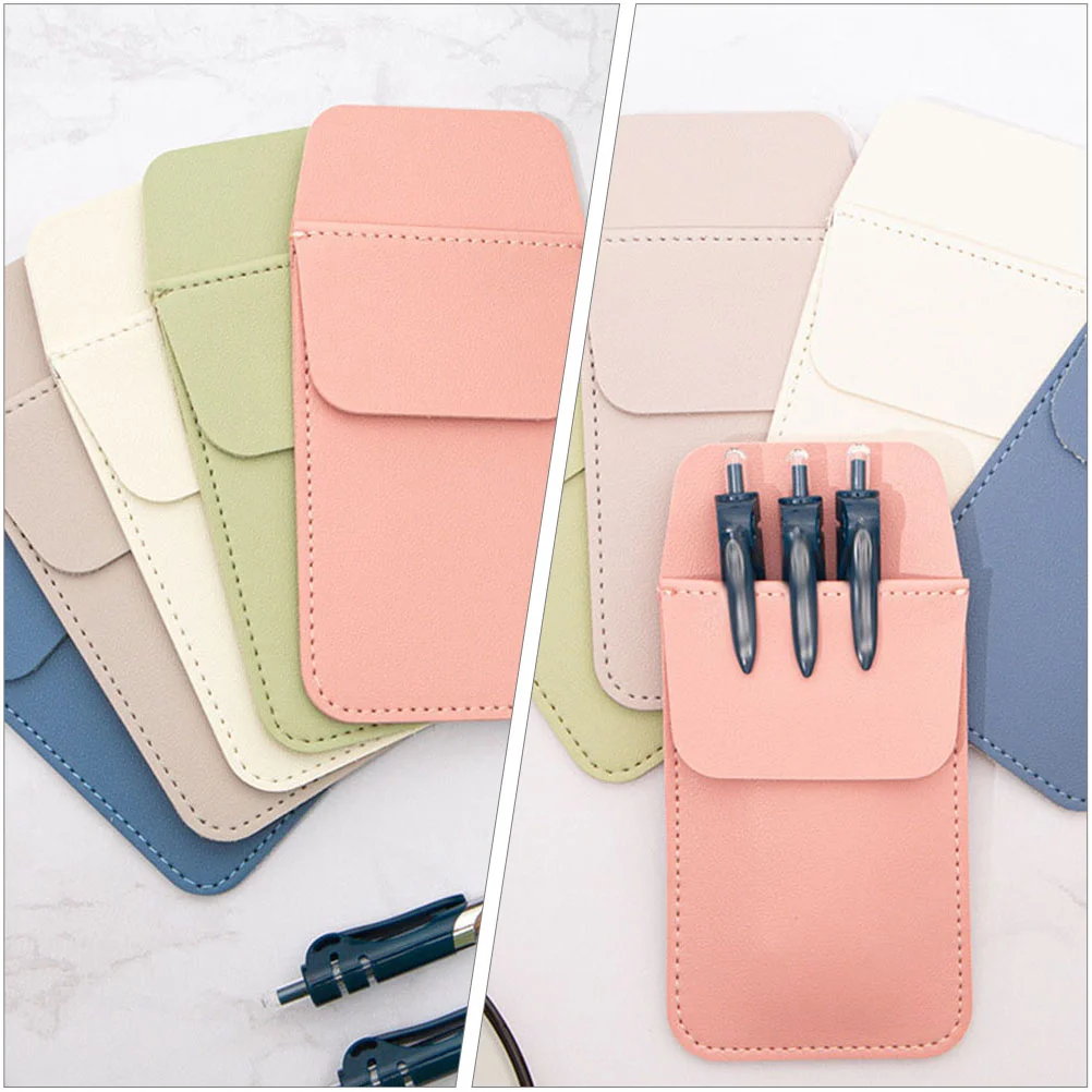 Pencil Bag Medical Case Pocket Protector for Men Pouch Organizer Pink Clips Shirt Sleeve Nurse