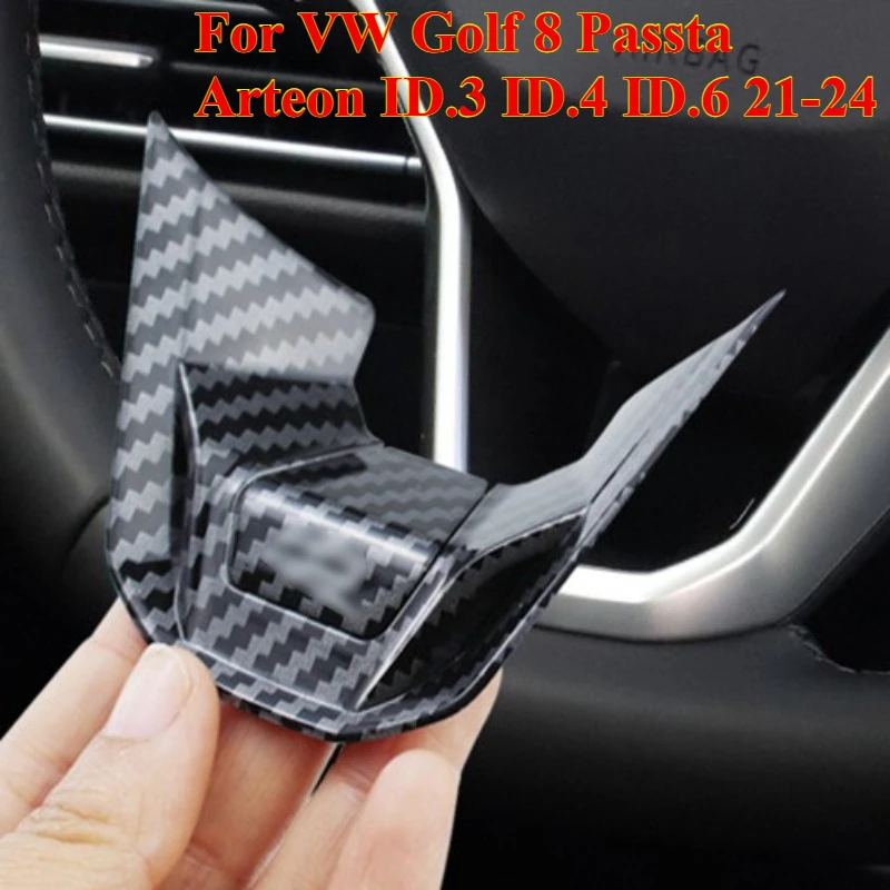 

1PCS Car Inner Steering Wheel Lower Bottom Frame Cover Trim Sticker Accessories for VW Golf 8 Passta Arteon ID.3 ID.4 ID.6 21-24