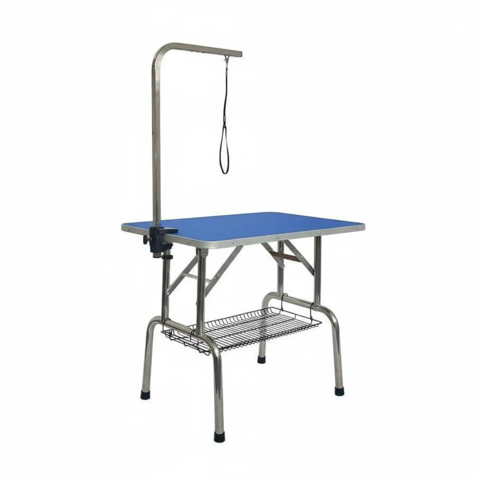 Heavy Duty Pet Grooming Station with Non Slip Rubber Feet and Adjustable Noose for Small to Medium Canine Safety
