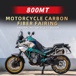 Verwendung für CFMOTO 800MT Motorrad Carbon Faser Verkleidung Aufkleber Kits Von Fahrrad Zubehör Dekoration Schutz Aufkleber Motor Refit