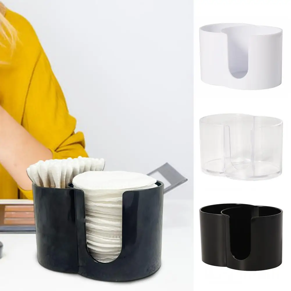 Scatola portaoggetti Dispenser compatto per filo interdentale organizzatore per contenitori in cotone per accessori per il bagno soluzione di stoccaggio della capacità