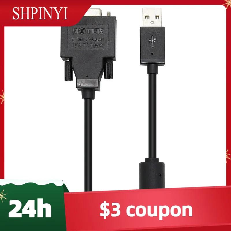 

New 4.9Ft USB to DB9 Female RS232 Converter USB-A DB9-F RS-232 Cable Serial Connector UT-8823F