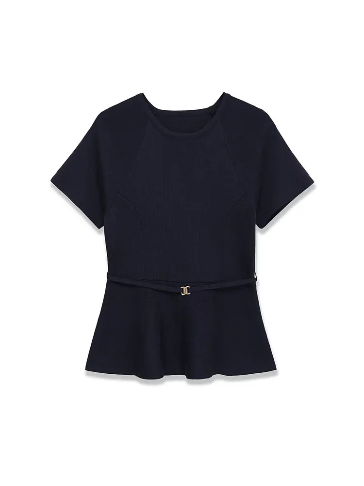 Tfafxy Knitted Sets Spring Short Sleeve - Image 2