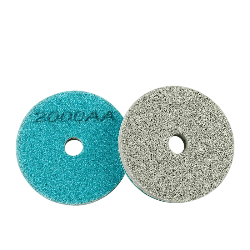 8 Stück 3" 4" Schwammfaser-Polierpads 150-10000 Körnung Polier- und Reinigungswerkzeug für Fliesen, Stein, Marmor, Beton, Keramik, Glas – Detail 8