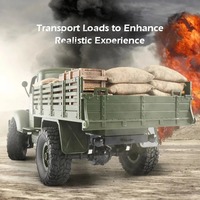 JJRC Q60 1:16 RC Car Simulation THAAD Six Wheel Military Truck Model Off-Road Climbing Children's RC Car Toys Christmas Gift