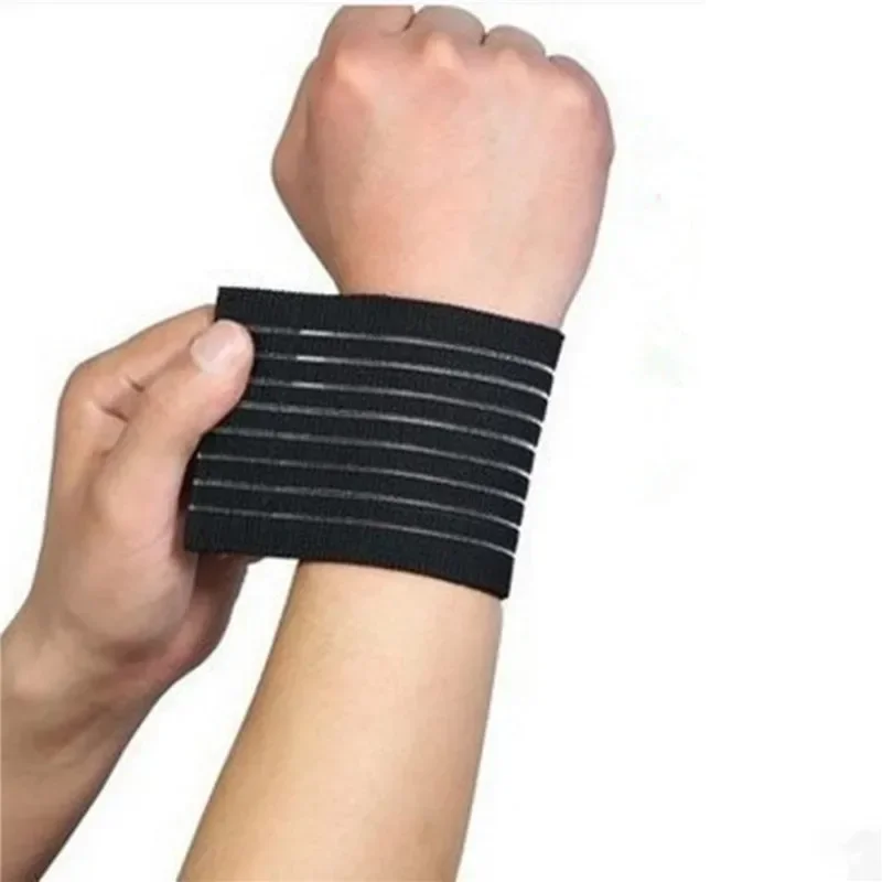 Verstellbare elastische Handgelenkbandage, Kompressions-Handgelenkband für Sport und Fitness, Handgelenkschutz für Männer und Frauen, Gewichtheben, Basketball – Detail 3