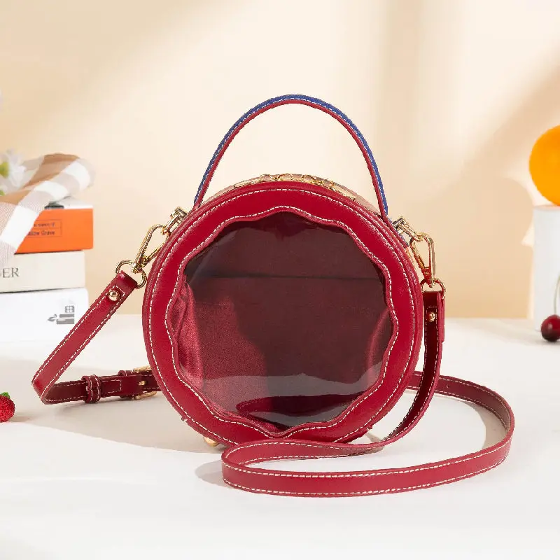 Original Sweet Round OB11 Special 15cm BJD Baby Bag 12 Points Baby Lta Bag Small Round Bags Shoulder Messenger Bags for Girl