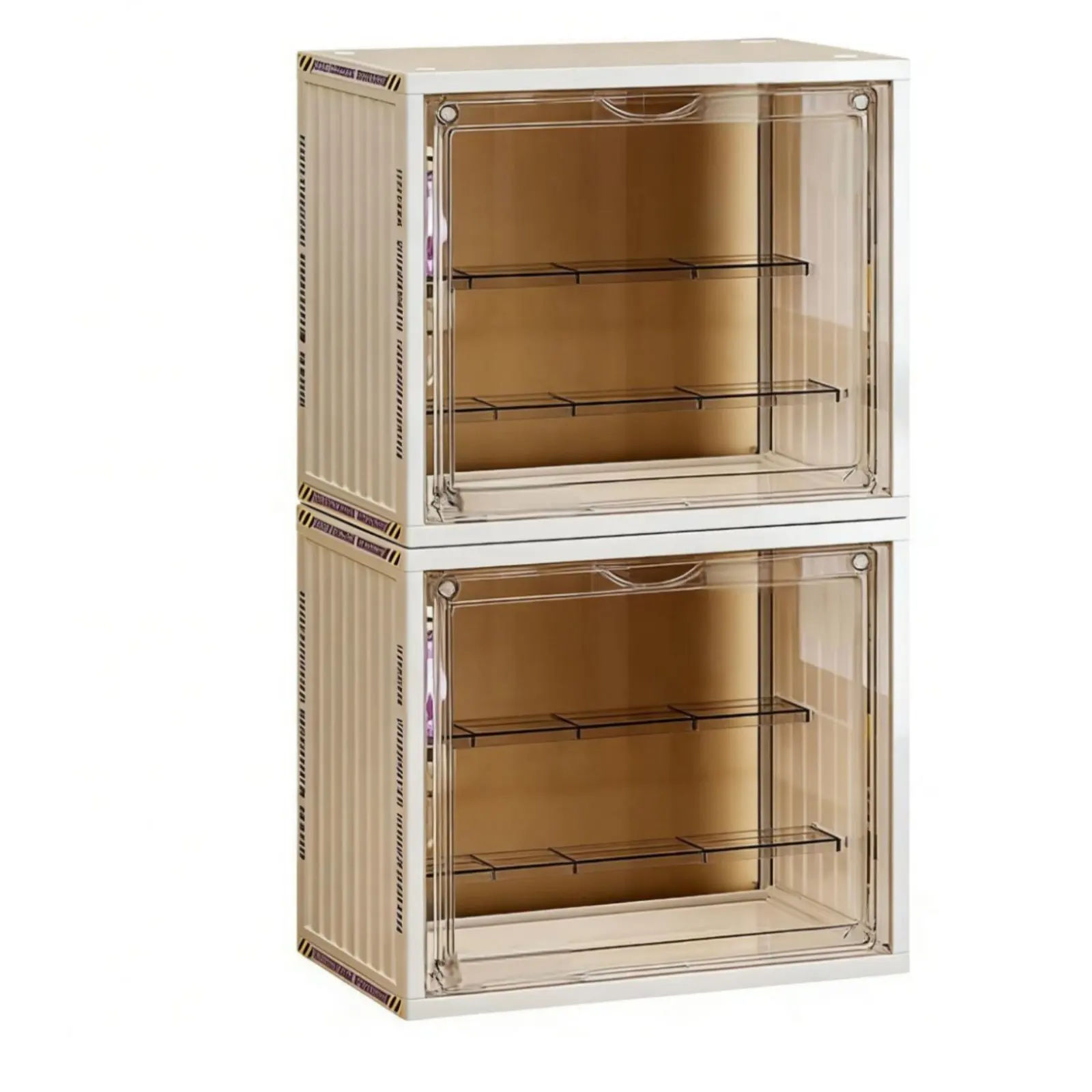 

Stackable Surprise Box Shelf Large Capacity Particles Proof Figurine Display Case Acrylic Display Case High Clarity Clear