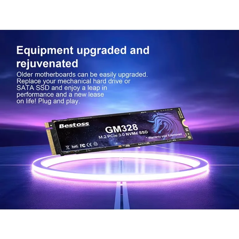 Bestoss unidade de estado sólido M2 Nvme de transferência rápida 128GB 256GB 512GB disco rígido ssd para desktop