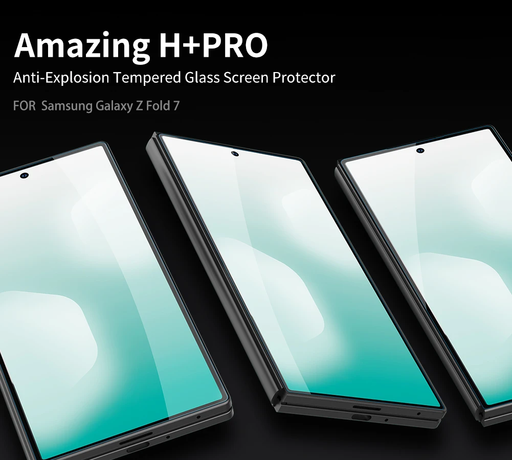 

For Samsung Galaxy Z Fold 7 5G Nillkin 2.5D H+ PRO Tempered Glass 9H Hardness Anti-Explosion Ultra thin Screen Protector