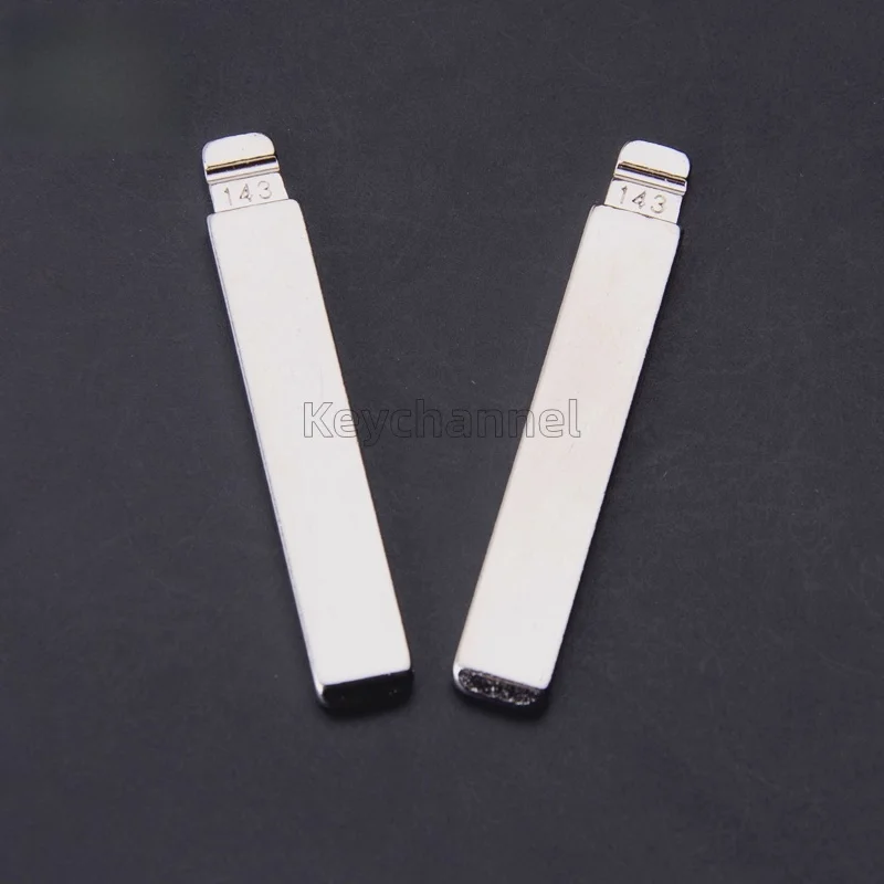 keychannel 10pcs/lot 143# Car Key Blade KD Key Blade for Chinese Car BAOJUN 730 WULING S for KEYDIY Xhorse Remote Key Blade