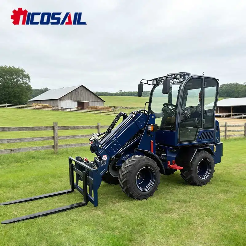 

Maneuverable Mini Telescopic Loader ZL918X for Horse Stall Maintenance - Narrow Body for Tight Stable Aisles & Indoor Use