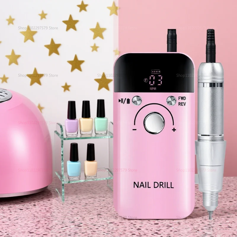 Smerigliatrice per unghie lucidatrice per unghie rimozione e decompressione lucidatura della pelle utensile per unghie potenza di stoccaggio avanti e indietro ad alta velocità