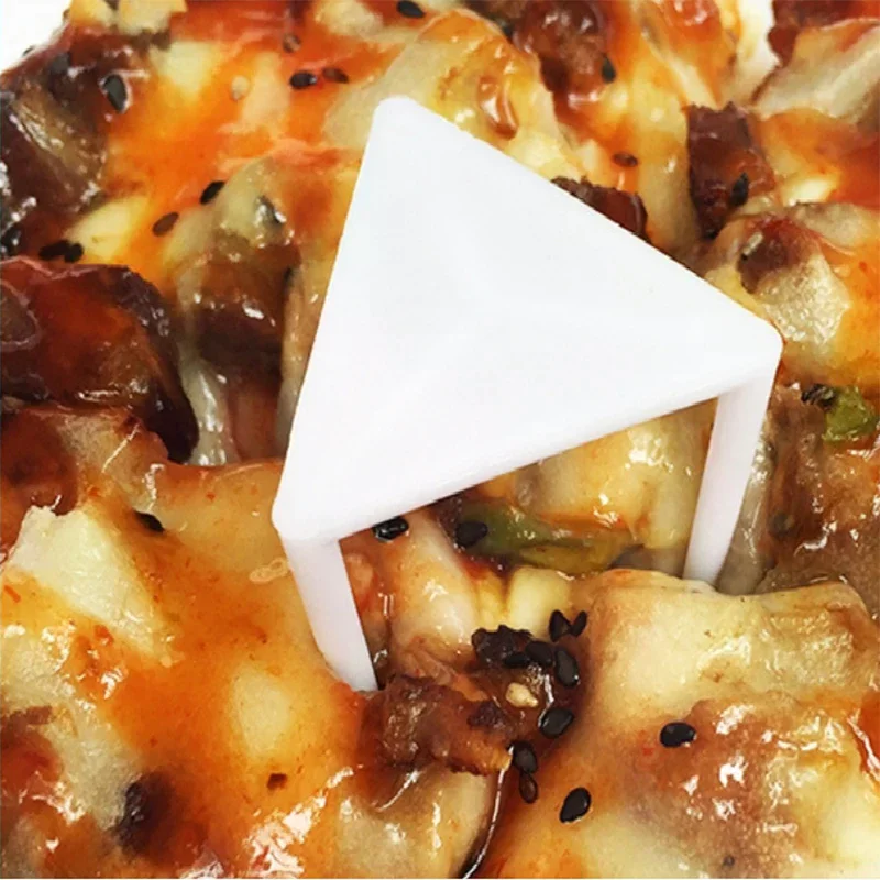 100Pcs Plastic Pizza Saver Stands Fixing Rack Pizza Holder Pizza Packing Tripod Plastic Tripod Stack Hotsale