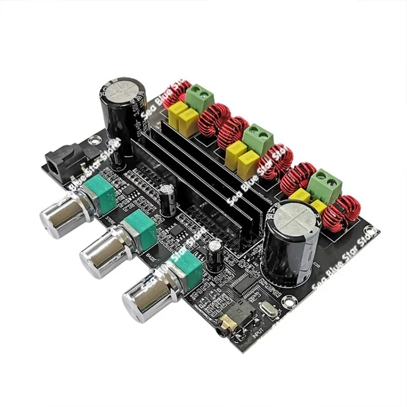 Bluetooth 5.0 digital power amplifier board dual core high fidelity 2.1 channel 2 * 50W + 100W high power