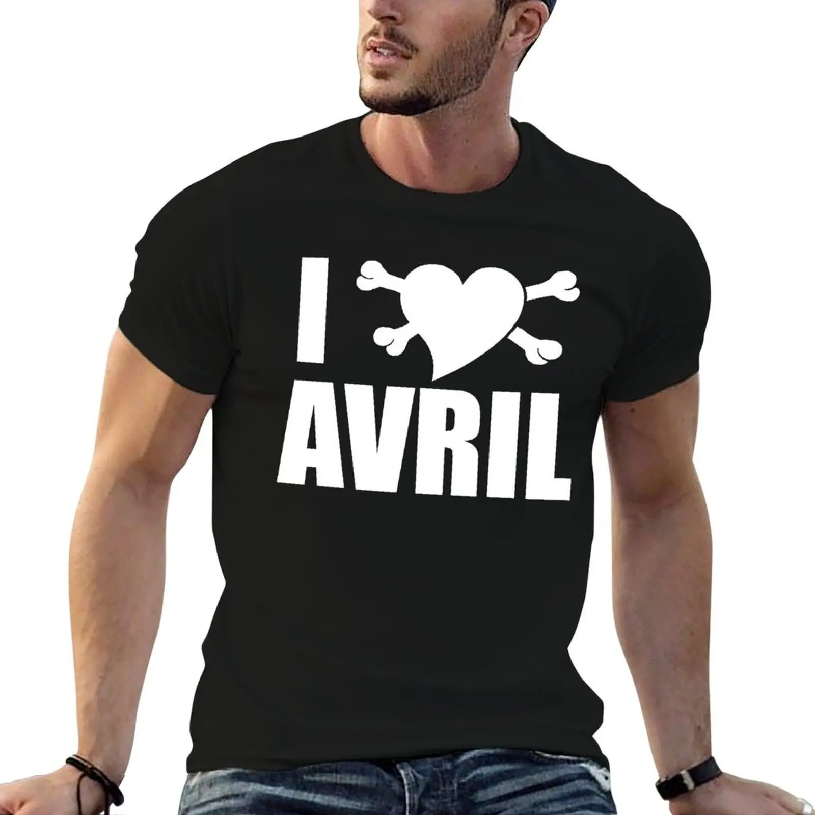 I <3 Avril T-Shirt custom shirt Funny t-shirts mens big and tall t shirts