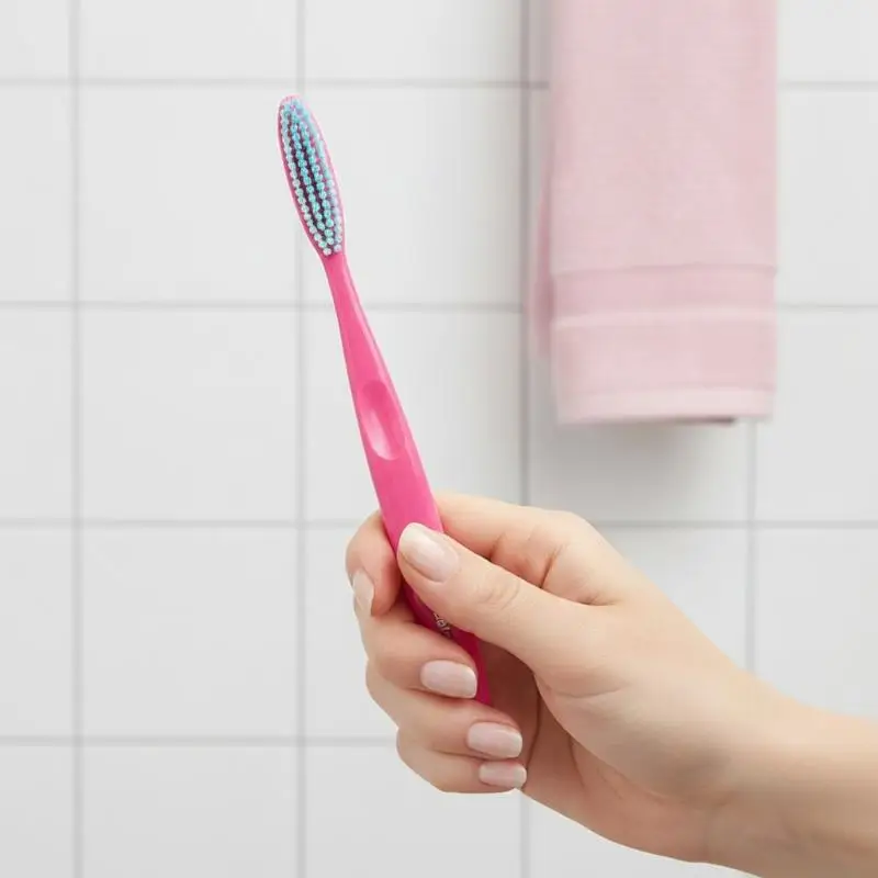 Adult Toothbrush Heads 5 Pack Soft Bristle Widened Extended Individually Packed for Portable Travel Oral Cleaning