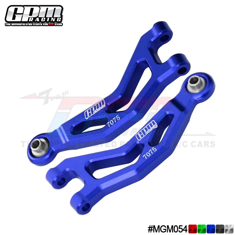 GPM CNC 7075 Alloy Front Upper Arms Front Upper Suspension Arms ARA330839 For ARRMA 1/14 Mojave Grom RC Upgrade Parts MGM054