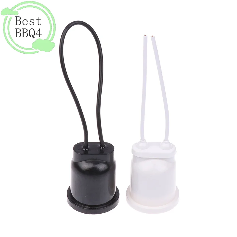 (BBQ4)1/5PC Outdoor Lighting Grow Plant Light Lampholder E27 Waterproof Copper Wire Light Bulb Socket Lamp Holder Base With Wire