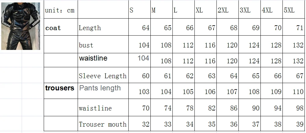 Men\'s PU Leather Hoodie Suit Casual Sportswear Hooded Jogging Suit Sportswear Men Outfit Set Juicy Tracksuit