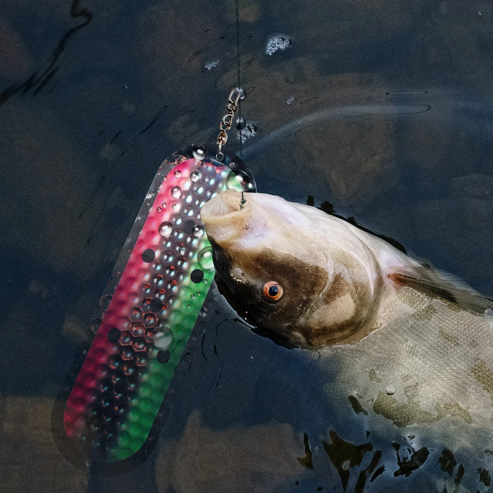 Trolling Fishing Diving Flash Board Salmon Fishing Flasher Bait Lure Flasher for Trolling Salmon Trout