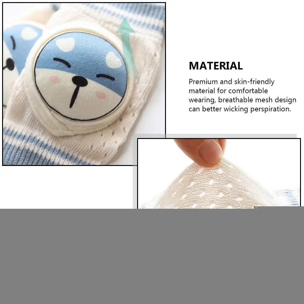 

Anti-fall Baby Elbow Guards Knee Pad Mesh Design Protector Pads for Toddler Crawling Warm Comfort Elastic Durable