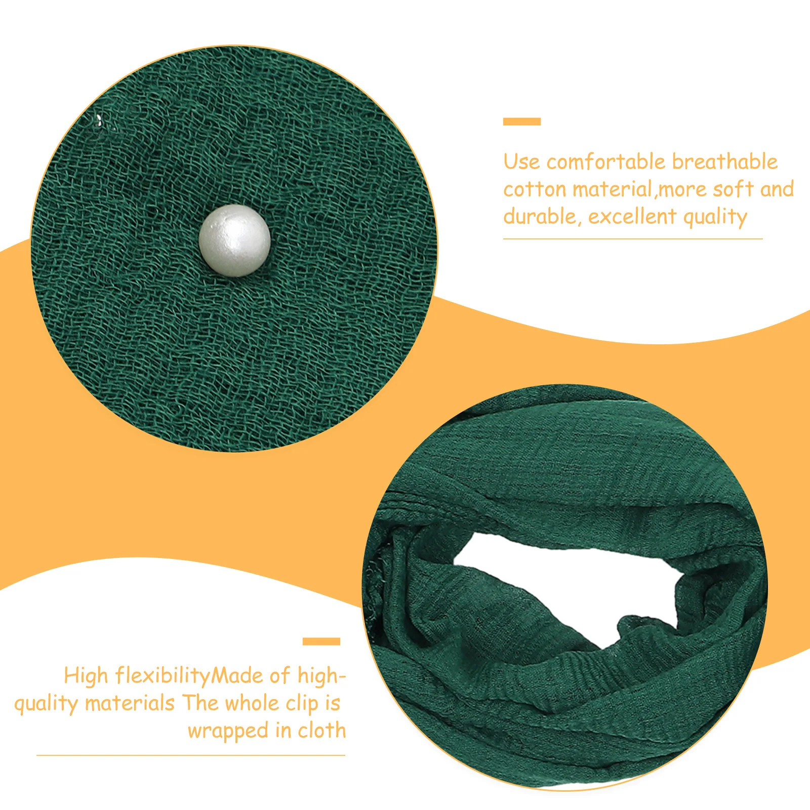 

Pearl Decorative Headscarf Comfortable Cotton Shawl Multi-Purpose Fashion Scarf For Women Outdoor Summer Autumn Thin All-Match