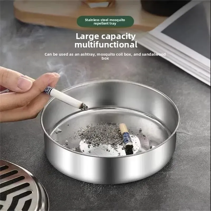 1pc/2pcs Covered Incense Burners, Household Mosquito Coil Trays, Outdoor Mosquito Coil Boxes, for Living Rooms and Bedrooms