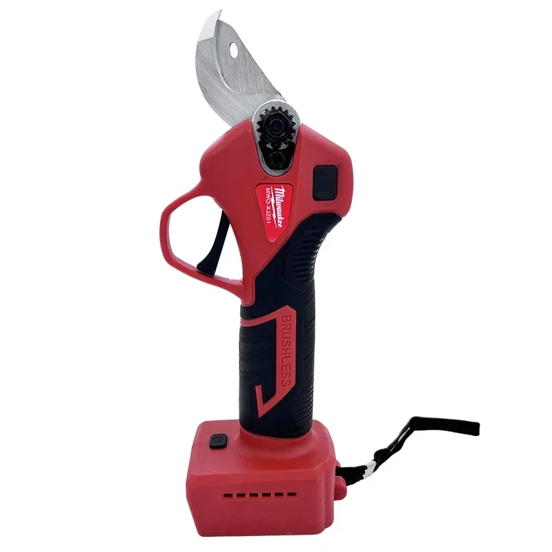 Milwaukee Brushless Electric Pruner 4 Gears Cordless Handheld Orchard Shrub Pruning Tree Branches Cutter For 18V Battery Tools