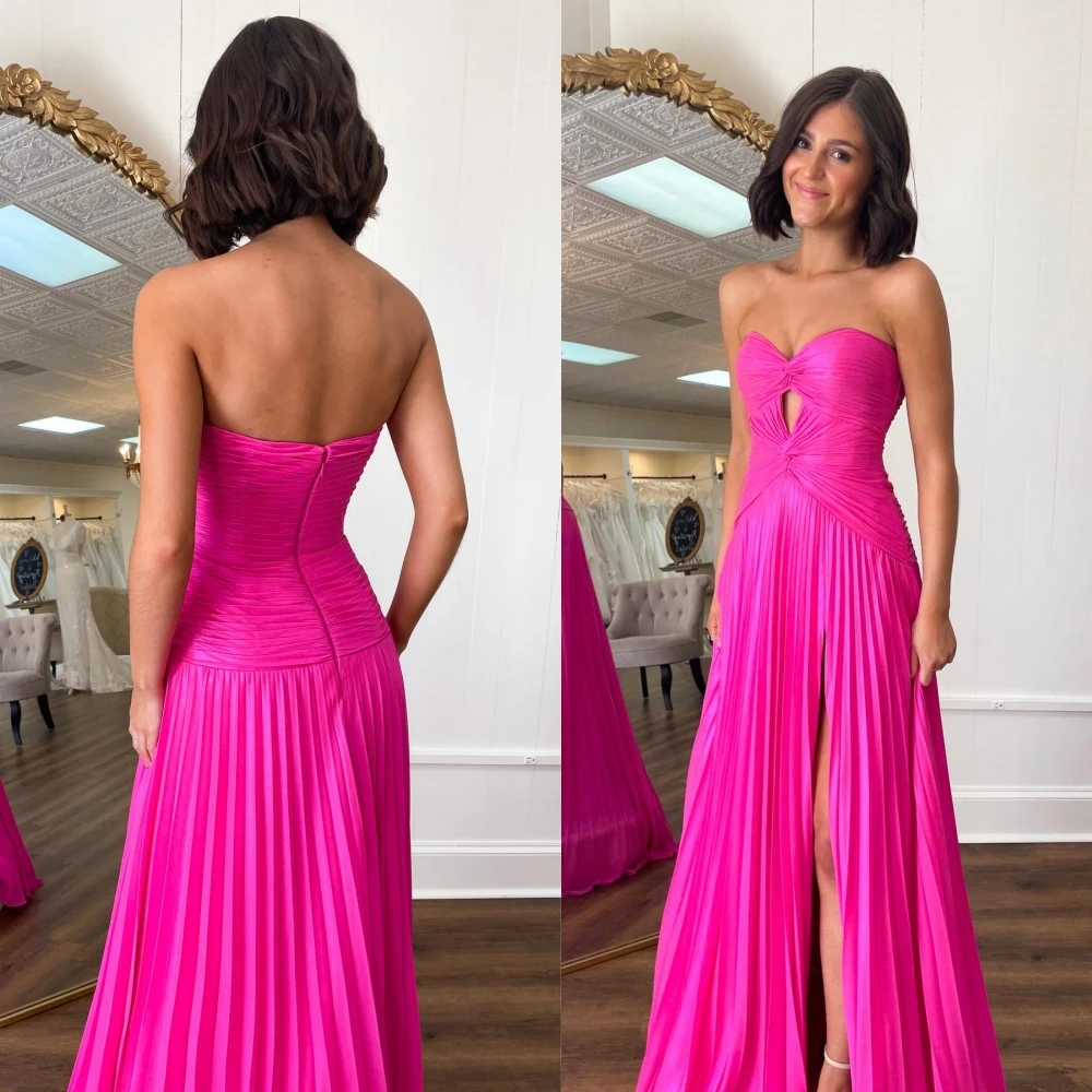 

Customized Jiayigong High Quality Exquisite Strapless A-line es Draped Open Back S Custom