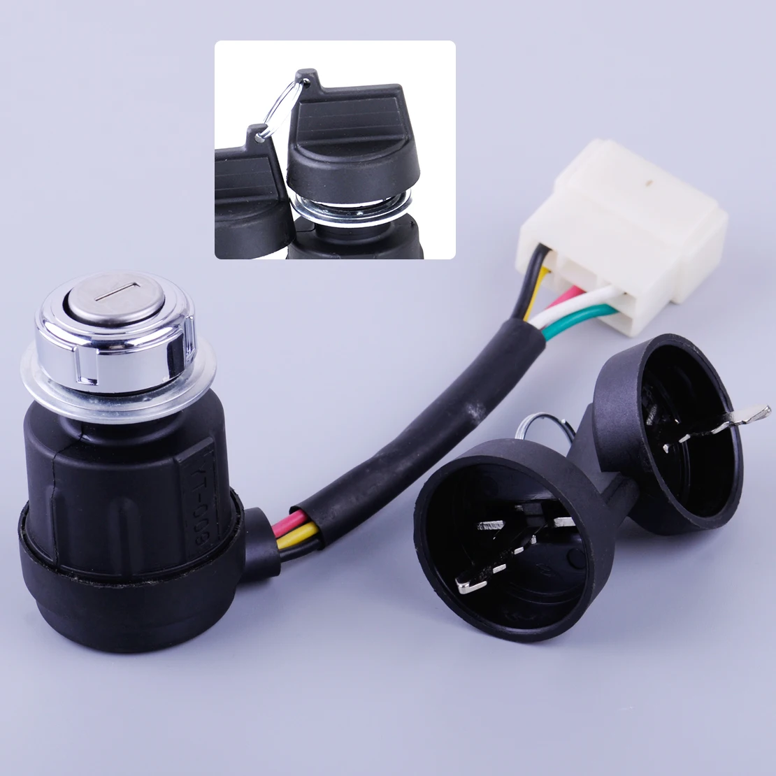 LETAOSK New 5 Wire On-Off Ignition Key Start Switch Fit for 170F 178FA 178F 186F 186FA Diesel Generator