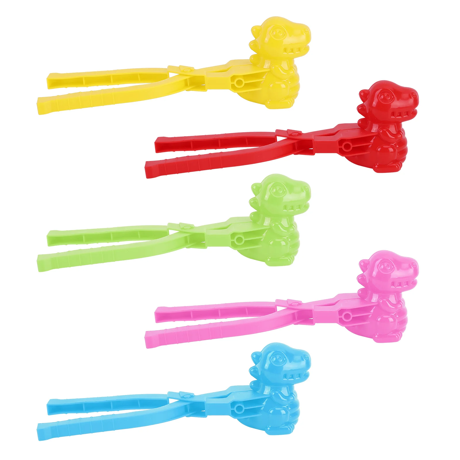 Kinderen Winter Outdoor Speelgoed Dinosaurus Sneeuwbal Maker Laat je sneeuwballen snel maken Sneeuwbal Maker Speelgoed voor sneeuwbalgevechten voor kinderen