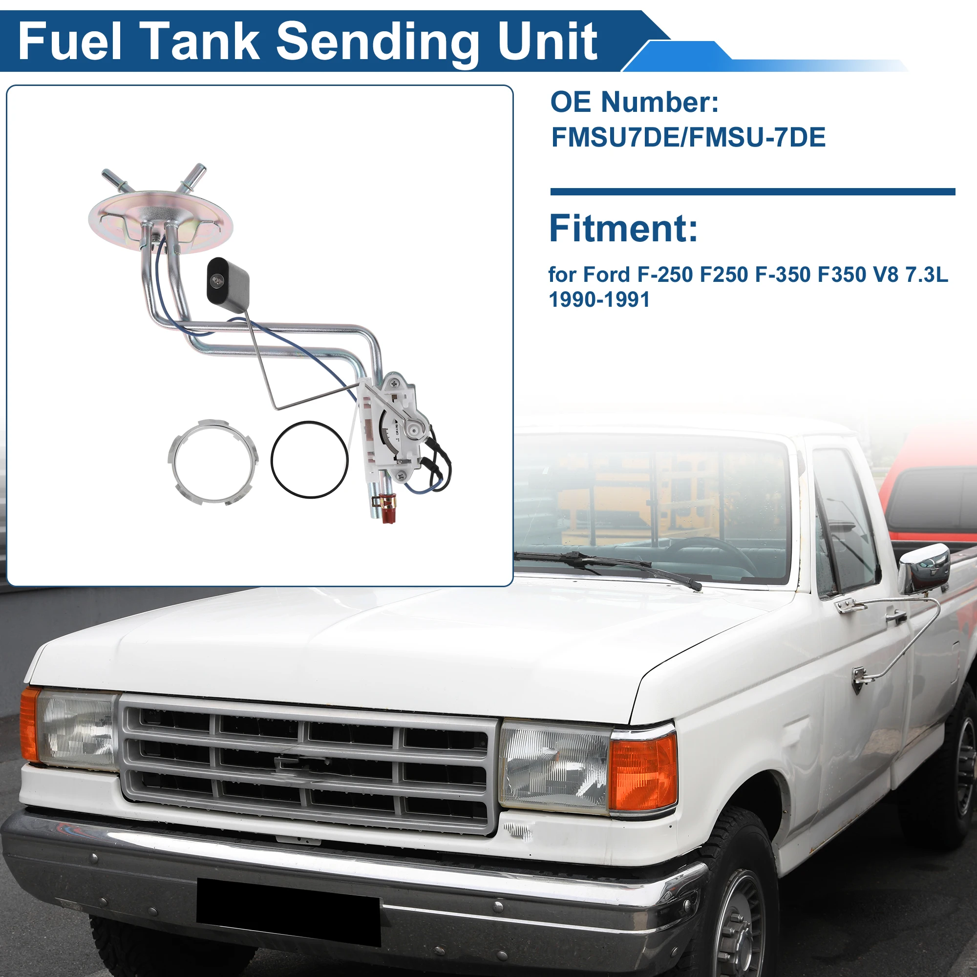X Autohaux Fuel Level Sending Unit Module for Ford F-250 F250 F-350 F350 90-91 No.FMSU7DE
