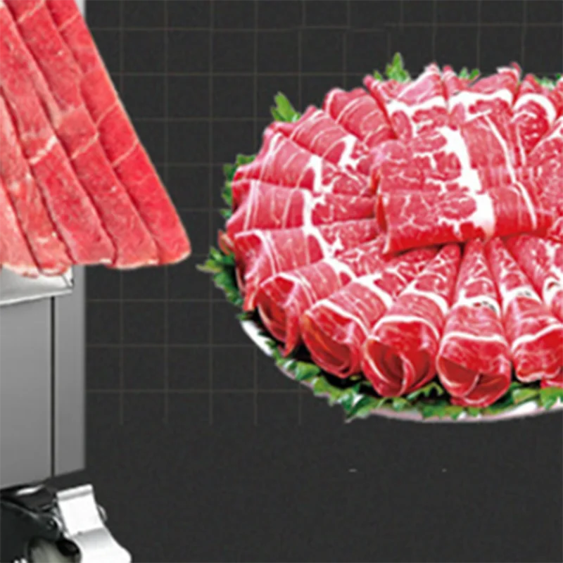 Customizable Sizes Fresh Meat Slicer and Fresh Meat Cutting Machine for Butcher Shop Versatility