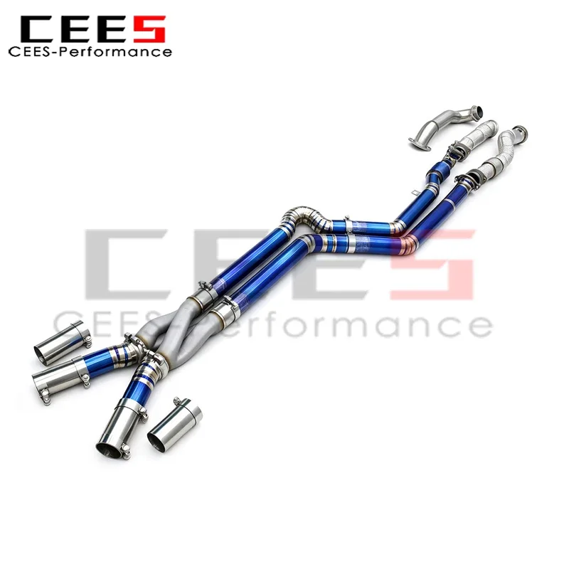 CEES Z Pipe Equal Length Mid Pipe for BMW M2/M3/M4 G80/G82/G87 3.0T 2021-2026 Test Pipes Bolt-on Exhaust Pipes