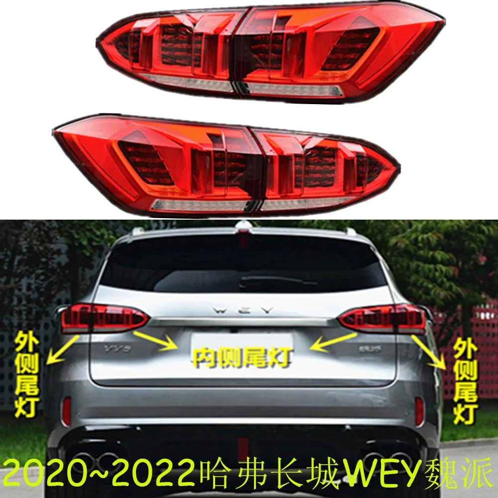 1pcs car accessories bumper haval tail light Greatwall Hover WEY taillight vv6 Taillamp 2020~2023y for Hover WEY fog lamp