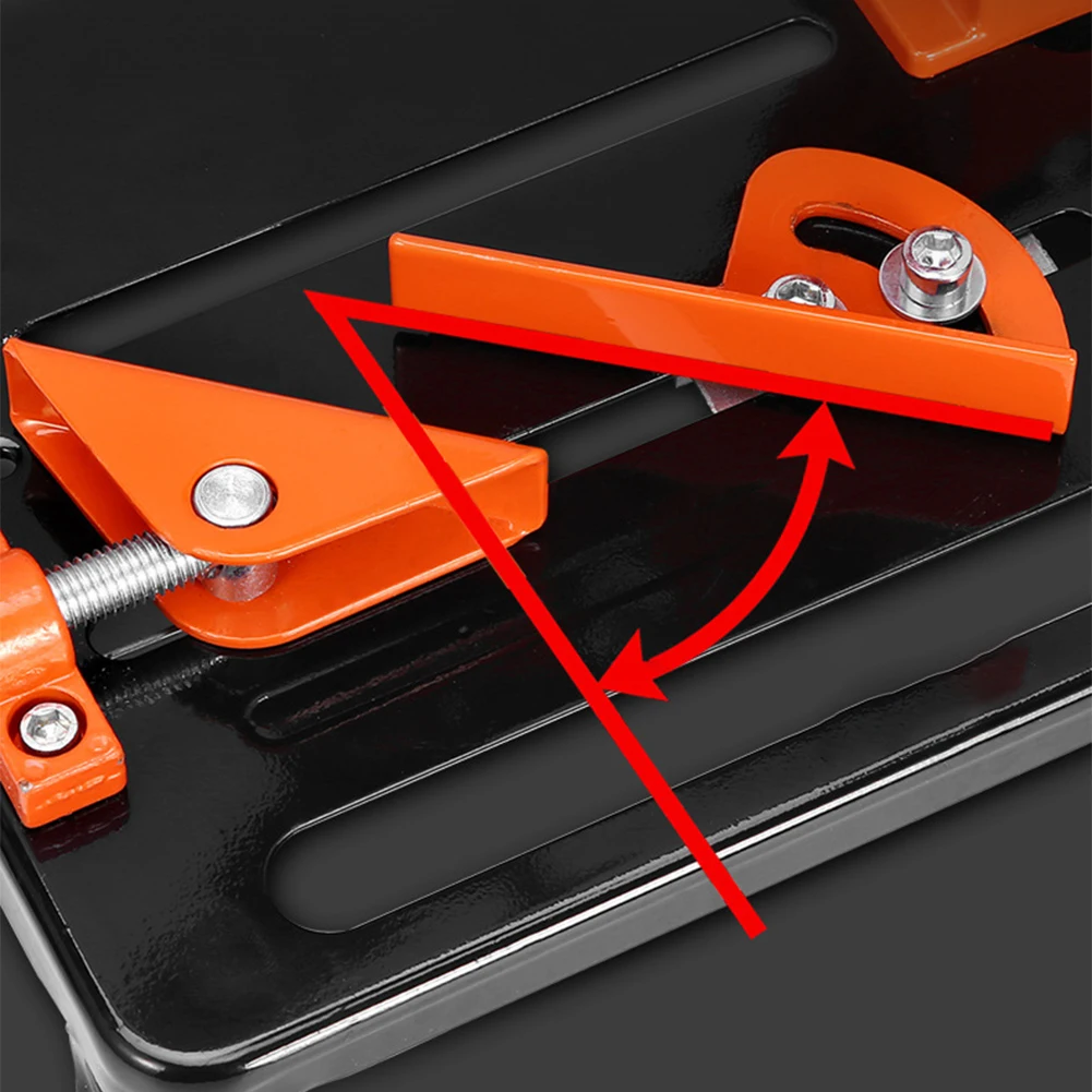 Orange Angle Grinder Stand Angle Grinder Stand Stable Support Stand Robust Swivel Joint Versatile Material Compatibility