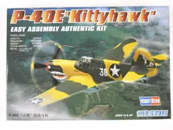 Hobby Boss American P-40E Eaglet Fighter Bomber Plane 80250 1/72 Static Model Toy TH06197-SMT2