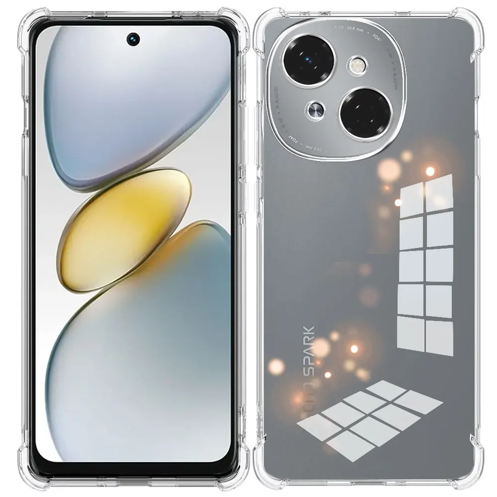 Phone Case For Tecno Spark Go 1 Shockproof Case ForTecno Spark Go 2025 2024 2023 2022 2021 Transparent Soft Silicone Back Cover image 4