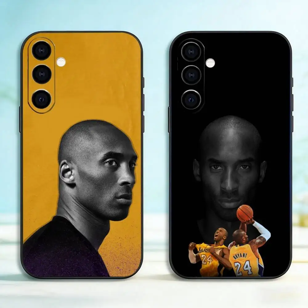 Basketball K-Kobe B-Bryant 8 24 Phone Case Black Silicone Soft For Samsung Galaxy A73,A72,A71,A70,A53,A52,A51