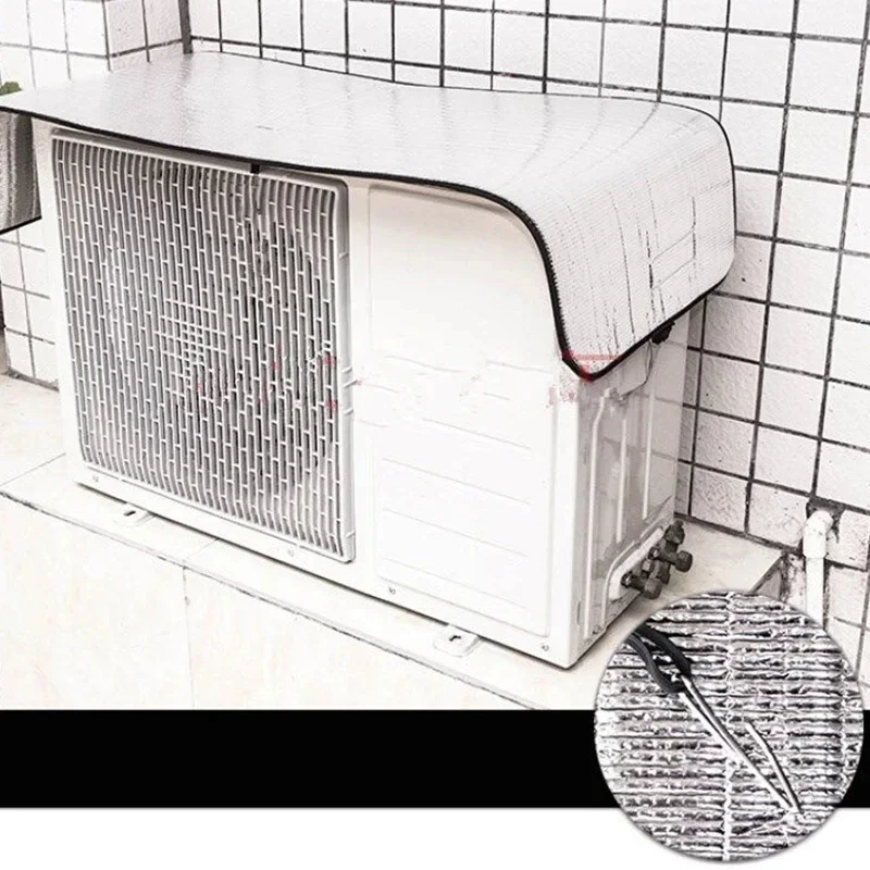 1PC Waterproof Air Conditioning Cover Outdoor Rainproof Dust Cover Anti-Snow And Anti-Dust Washing Bag for AC Unit